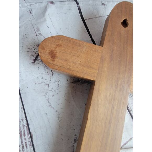 11 Inch Size Wooden Cross Wall Hanging Decor Christian Cross Inside Compartment - Picture 6 of 9